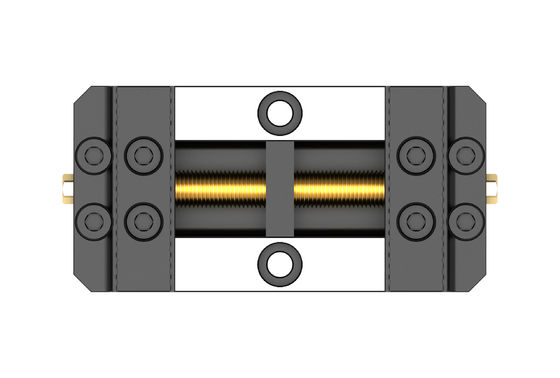 ভারী কাটিং ম্যানুয়াল ক্ল্যাম্পিং ফিক্সচার 155 মিমি সিএনসি মিলিং ফিক্সচারিং