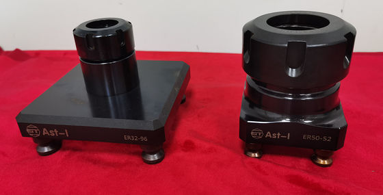 মিলিং এবং ক্ল্যাম্প রাউন্ড ডায়ামিটার পার্টস এর জন্য ই-আর টাইপ হার্ডেনড স্টিল কম্প্যাক্ট কলেট চাক, বাণিজ্যিকভাবে উপলব্ধ ই আর কলেট ER50-52 সহ