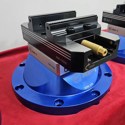 3 অক্ষ 4 অক্ষ 5 অক্ষ সিএনসি মেশিনিং সরঞ্জামের জন্য ইস্পাত উপাদান নির্ভুলতা স্ব-কেন্দ্রিক ভাইস